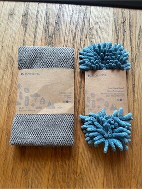 NWT Bundle of Norwex Kitchen Towel & Mini EnviroWand Sleeve